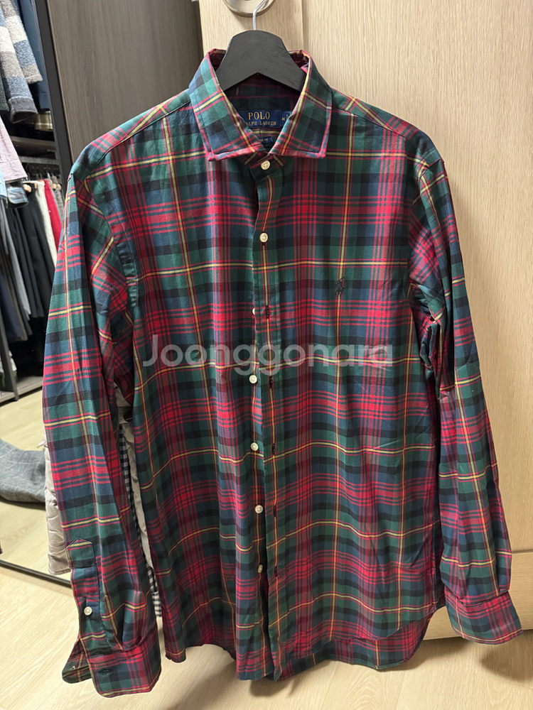 폴로 랄프로렌 체크 셔츠 105 (클래식핏 M)--0