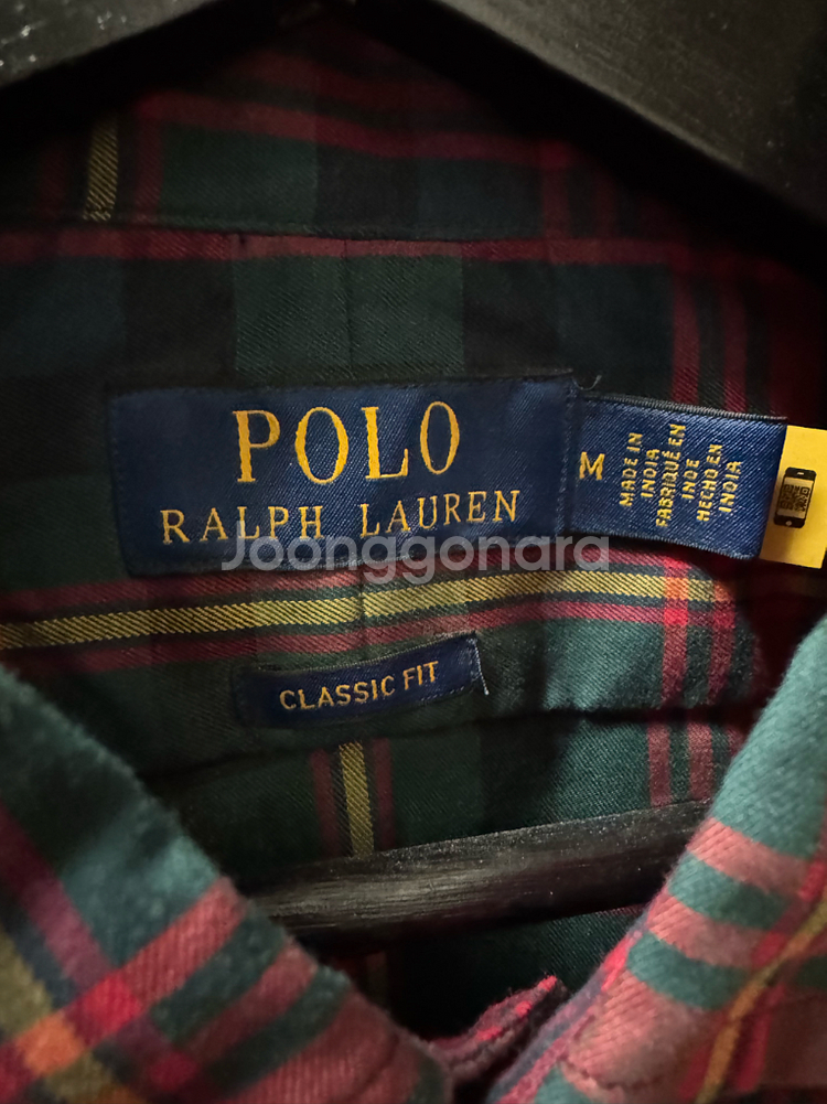 폴로 랄프로렌 체크 셔츠 105 (클래식핏 M)--1