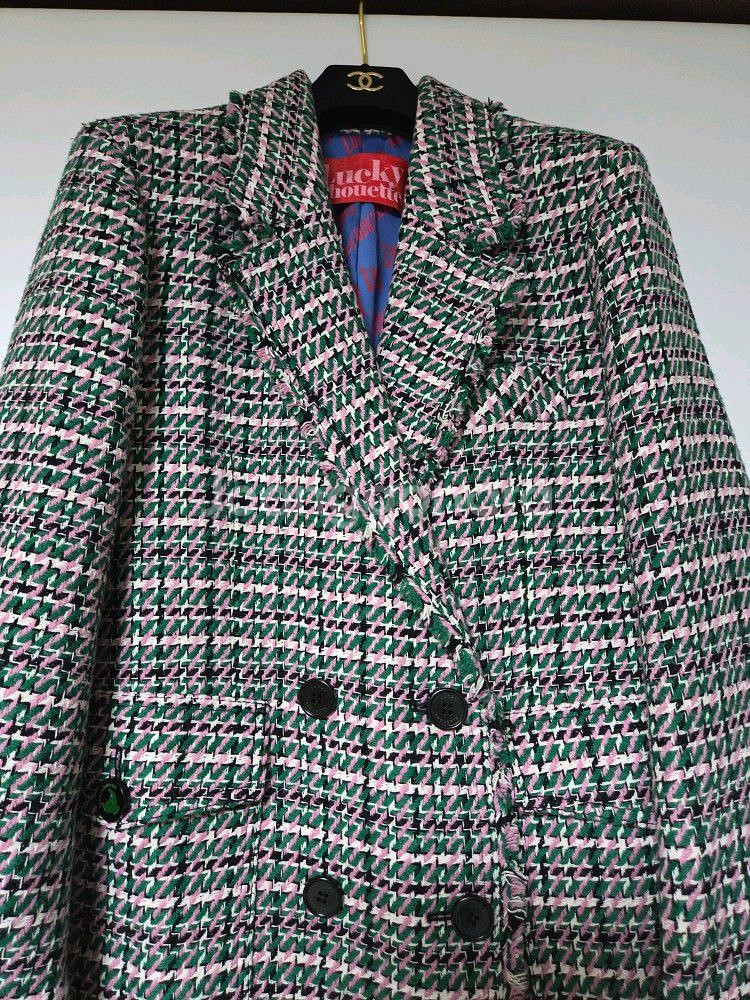 럭키슈에뜨 18 트위드 자켓 (36) 무료 배송--1