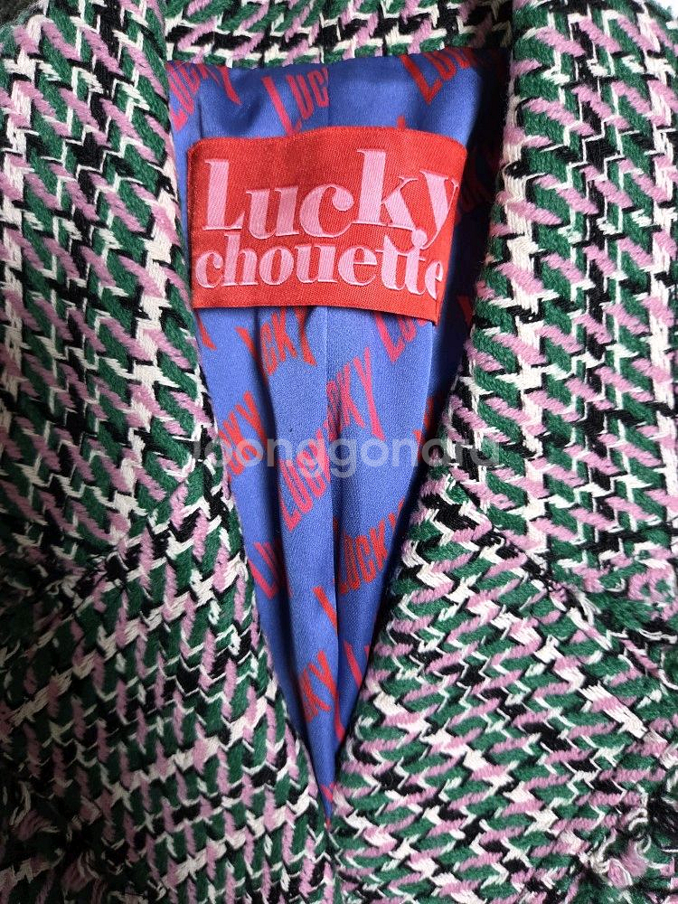 럭키슈에뜨 18 트위드 자켓 (36) 무료 배송--8