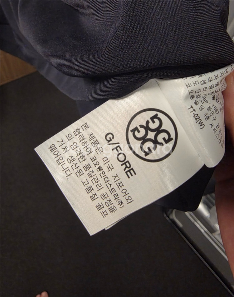 지포어 후드 블랙 긴팔(국내정품, 2회 착용)--3