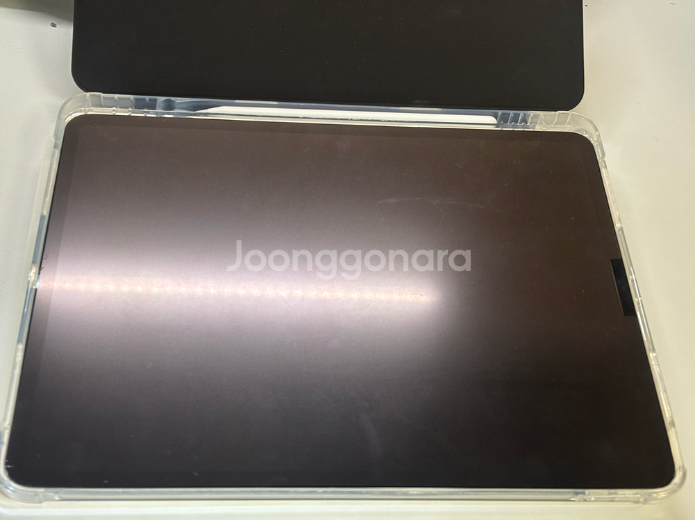 [오늘만이가격]아이패드 프로 12.9 M1 + 애플펜슬 2세대 + 구조독 키보드 케이스 + 일반 케이스--0