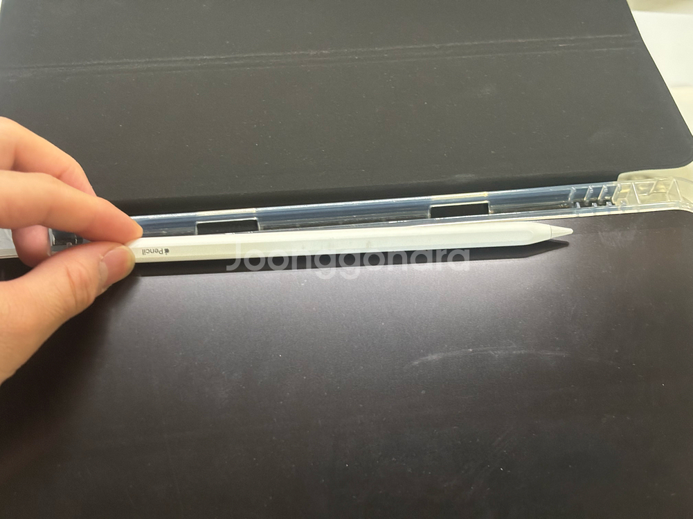 [오늘만이가격]아이패드 프로 12.9 M1 + 애플펜슬 2세대 + 구조독 키보드 케이스 + 일반 케이스--8