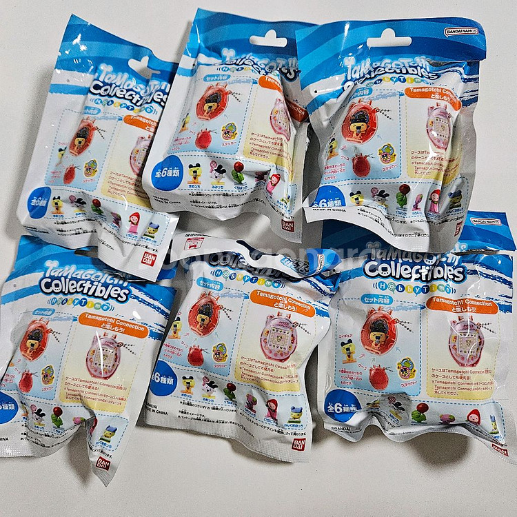 다마고치 하비타임 6종 일괄 피규어 커넥션케이스 일괄--0