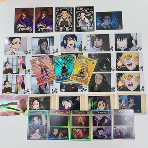 귀멸의칼날 하이라이트픽 카드 프로필 샤인 자개 SR 스페셜 아크릴 키링 오바나이 시노부 미츠리 이노스케 무잔 상현