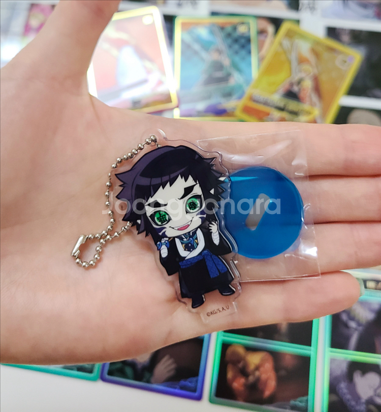 귀멸의칼날 하이라이트픽 카드 프로필 샤인 자개 SR 스페셜 아크릴 키링 오바나이 시노부 미츠리 이노스케 무잔 상현--9