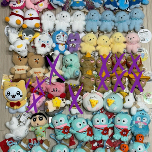 인형뽑기 인형키링 일괄 산리오 한교동 와다다곰 짱구커비