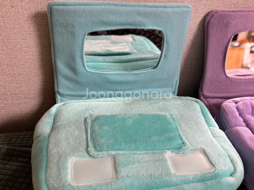 산리오 한교동 도트백+미러파우치 세트--1