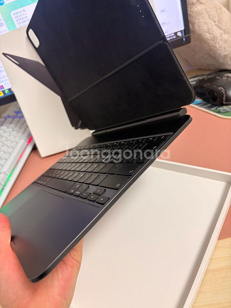 애플 매직키보드 m4 13인치 전용 애플코리아 정품--3