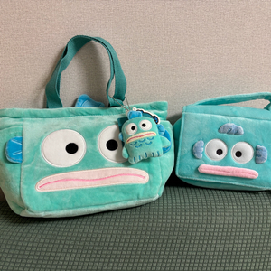 산리오 한교동 도트백+미러파우치 세트