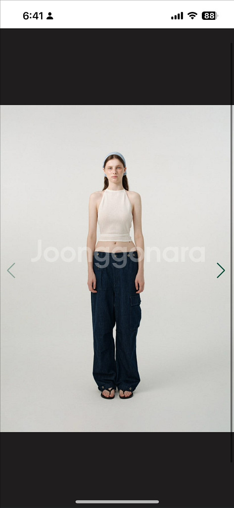 더바넷 데저트 카고 데님 인디고 xs--0