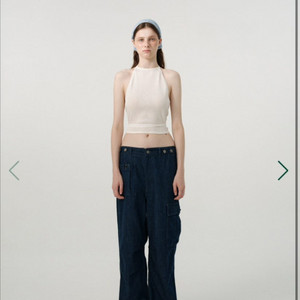 더바넷 데저트 카고 데님 인디고 xs