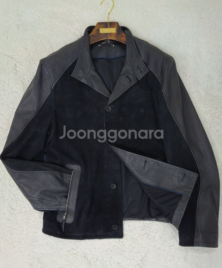 루이비통의 하이브리드 레더 재킷--1