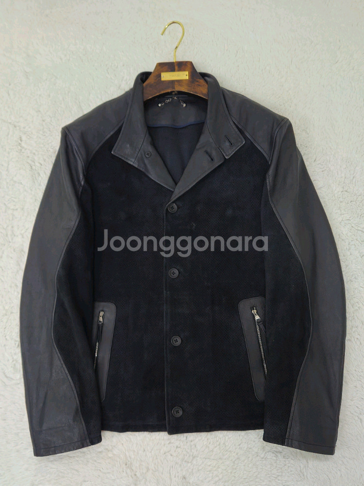 루이비통의 하이브리드 레더 재킷--0
