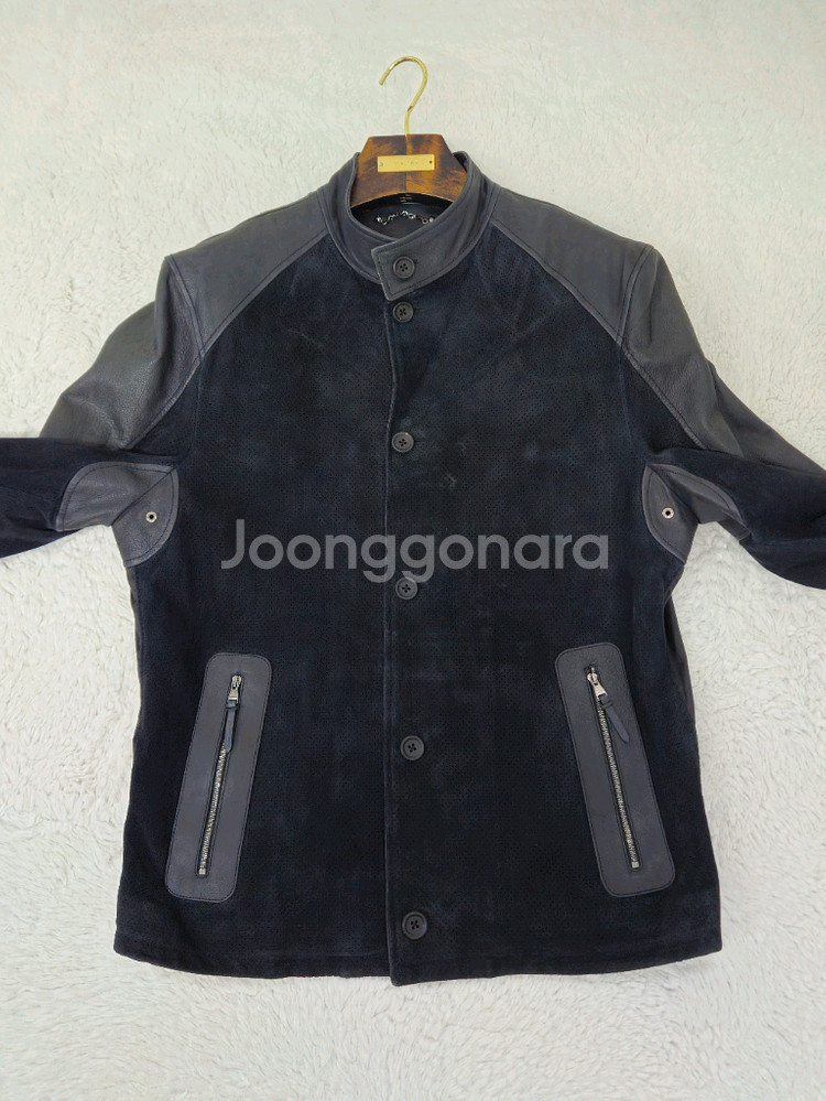 루이비통의 하이브리드 레더 재킷--4