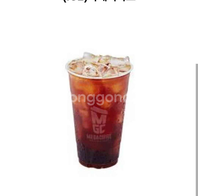 메가커피 아이스아메리카노--1