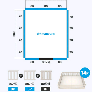 알집 우들리 안전가드 판매합니다