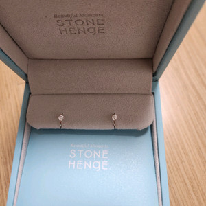 스톤헨지 14K 큐빅 귀걸이