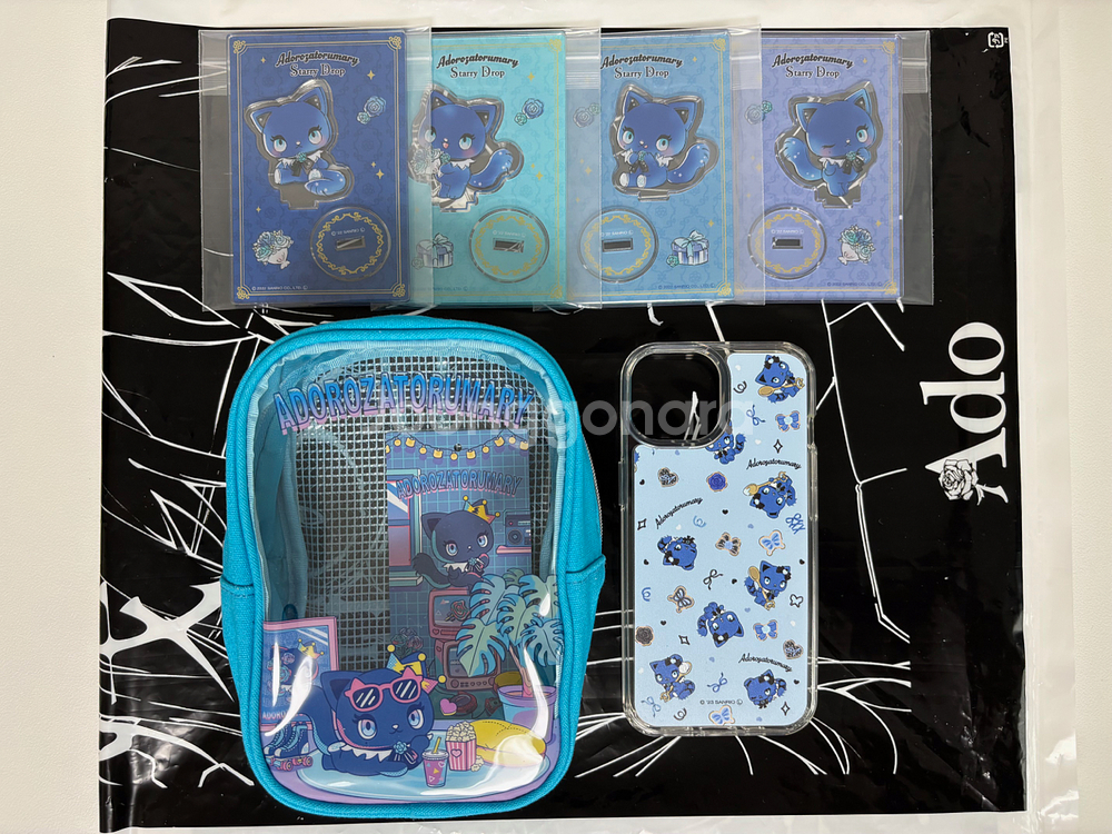 Ado 산리오 아도로자토루마리 폰케이스,국립콘 파우치--0