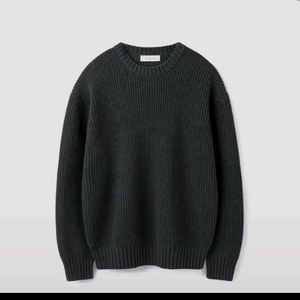 [M] 유니온블루 런드리 코튼 니트 차콜