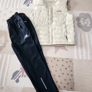 키즈120)내셔널경량조끼 뉴발 바지