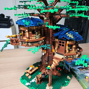 아이디어 시리즈 나무집 블록 세트