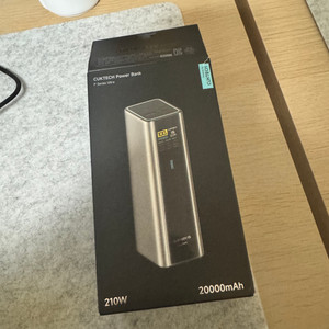 쿡테크 15울트라 210w 20000mAh 대용량 보조배터리