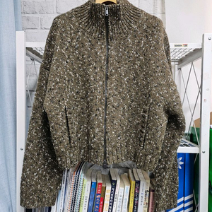 코스 여성니트가디건 66 청키 플렉트 울 집업 가디건 WL93