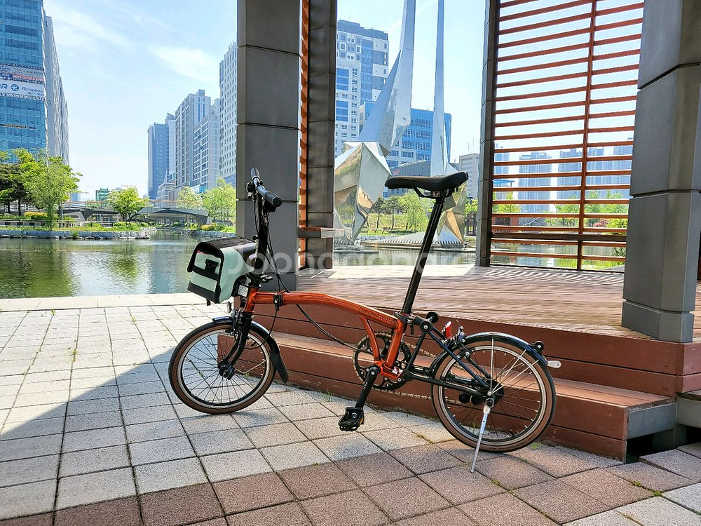 브롬톤 S2L 로우바 플레임라커--0