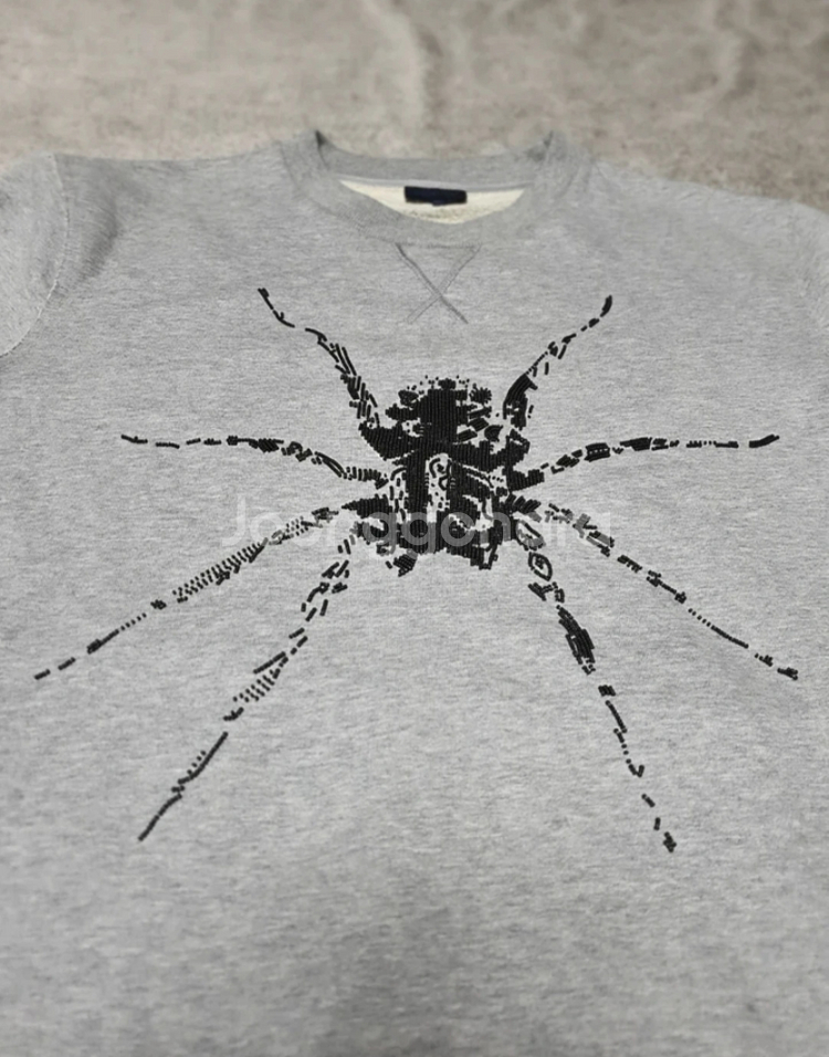 (가격인하) 정품 LANVIN 랑방 남성 스파이더 맨투맨 라지 [ Made in ITALY ]--0