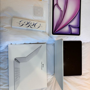 아이패드 에어 13 M3 128G 퍼플 wifi + 매직키보드 + 애플 펜슬 프로