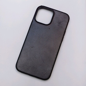 아이폰 13프로맥스 정품 가죽 맥세이프 케이스 (다크체리)