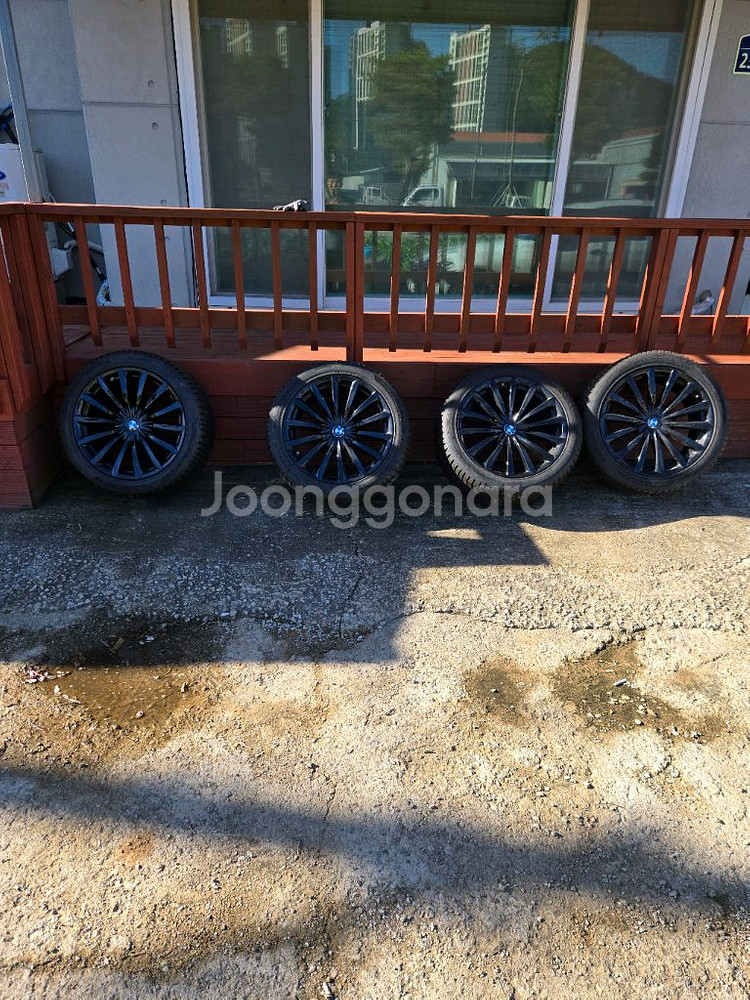 BMW 6GT 19인치 순정 휠+윈터타이어 세트--0