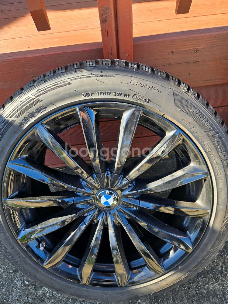 BMW 6GT 19인치 순정 휠+윈터타이어 세트--4