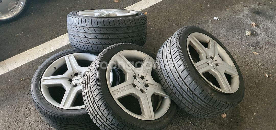 벤츠 w221 amg 정품 19인치 휠타이어 세트한대분--0