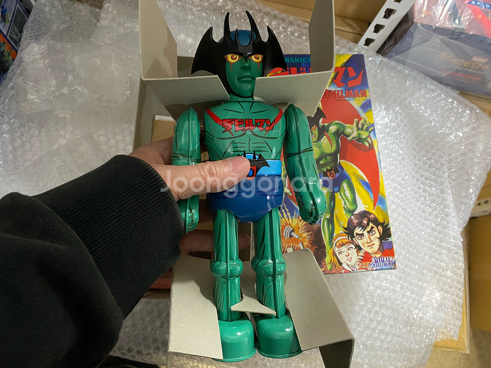 빌리켄 쇼카이 틴토이 메카니컬 데빌맨 양철토이 팝니다--4