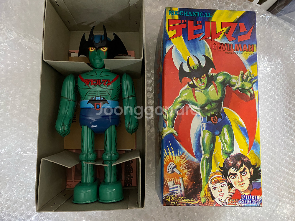 빌리켄 쇼카이 틴토이 메카니컬 데빌맨 양철토이 팝니다--3