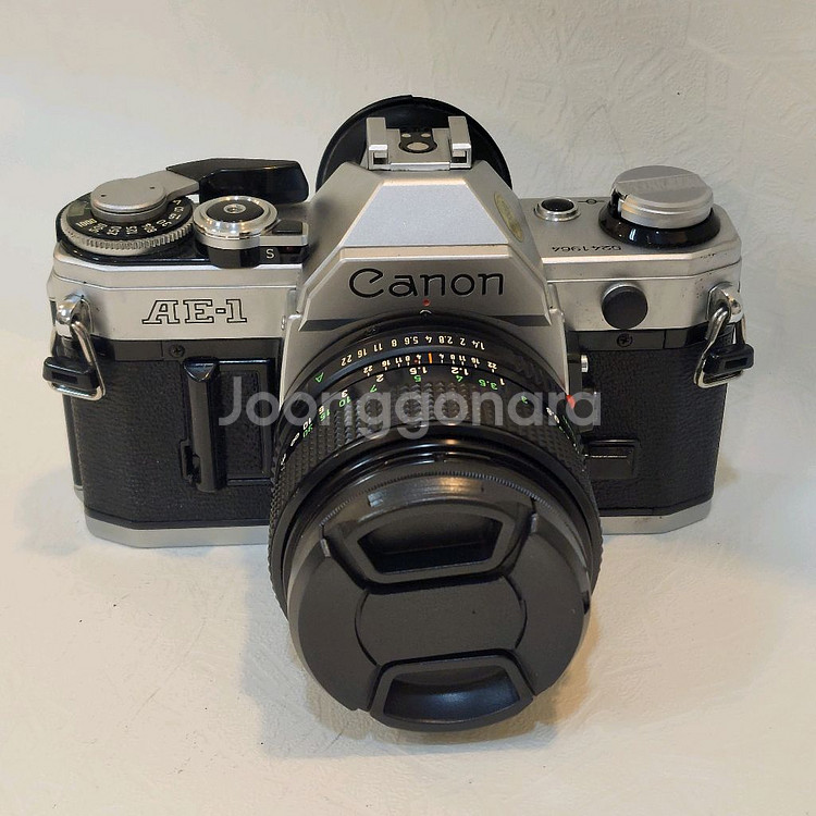 캐논 AE-1 50mm 1:1.4필름카메라 세트--1