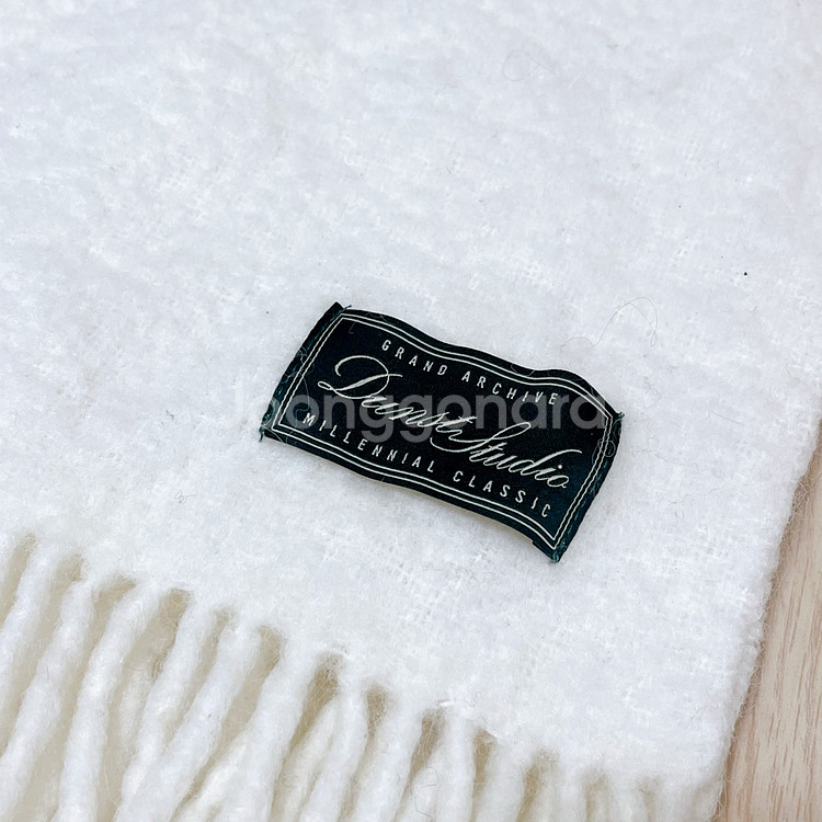 던스트 울 알파카 머플러 목도리 아이보리--5