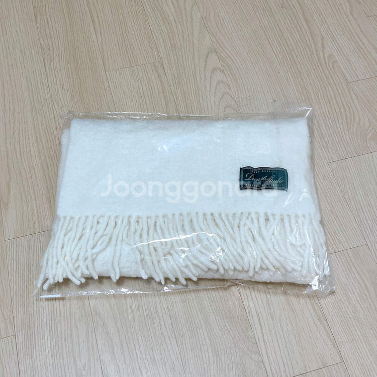 던스트 울 알파카 머플러 목도리 아이보리--6