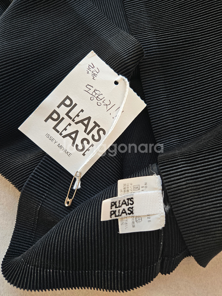 플리츠플리즈 반목미스트 블랙 3사이즈--1