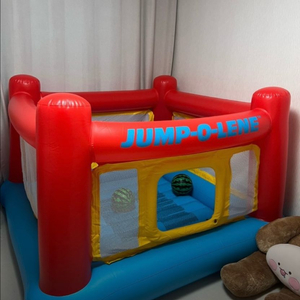 인텍스 가정용 에어바운서 에어바운스 (전용 공기주입기포함) 거래해요(새상품급)