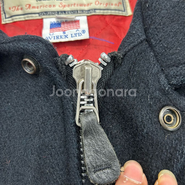 아비렉스 빈티지 바시티 자켓--3