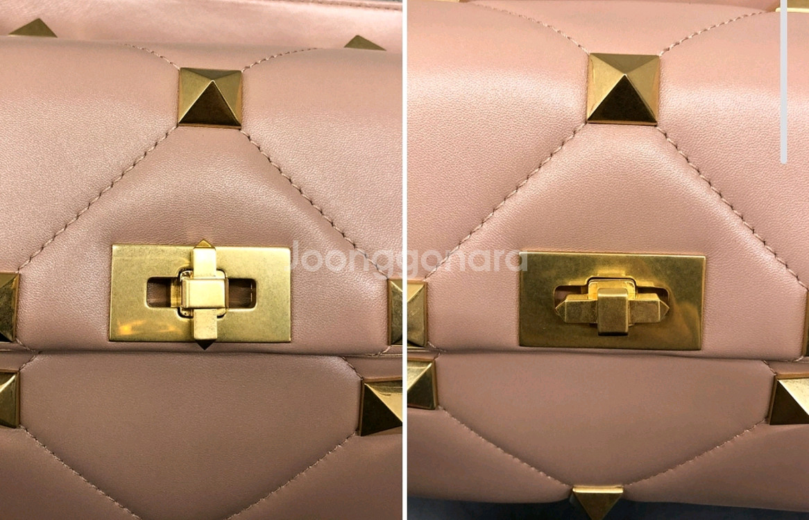 발렌티노 로만스터드 미디엄 숄더백 새상품--1