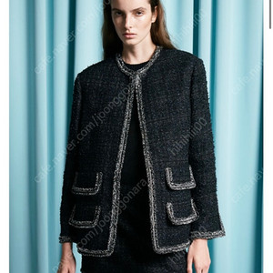 WMM 쥴즈 트위드 자켓+스커트 세트 한섬 타임 오르 엘보른