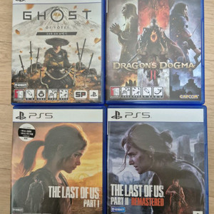 PS5 타이틀 라오어1,2/고스트 요테이/드래곤즈 도그마2 팜