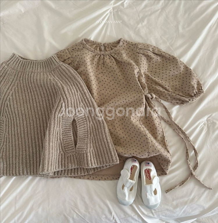 아토메메 니트망토 S,M 아기아우터 새상품 거래해요--3