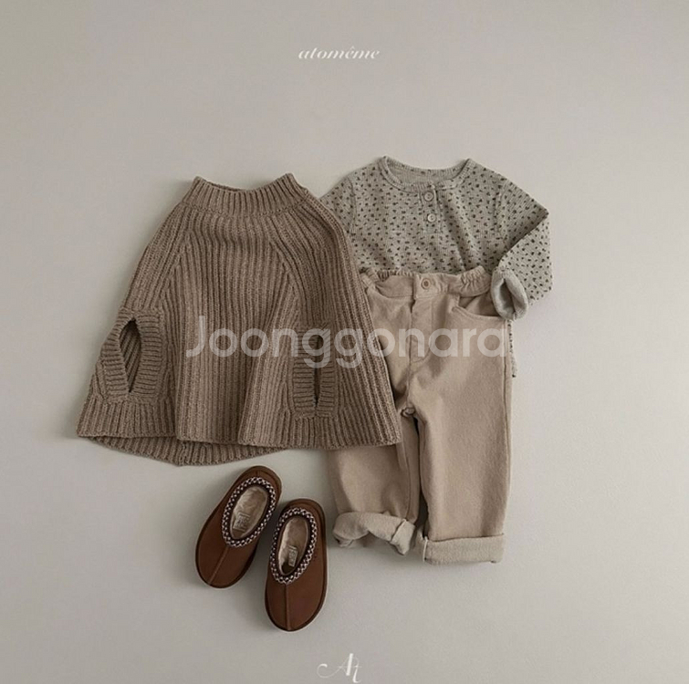 아토메메 니트망토 S,M 아기아우터 새상품 거래해요--4