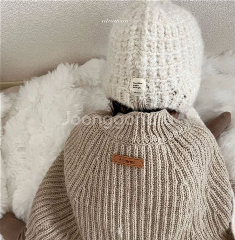 아토메메 니트망토 S,M 아기아우터 새상품 거래해요--6