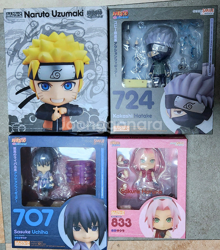 애니메이션 캐릭터 넨도로이드 피규어 세트--0